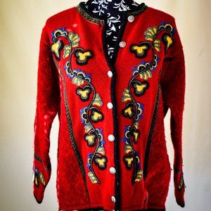 Genuine Hand-Knitted Norwegian Sweater - by Irene Haugland